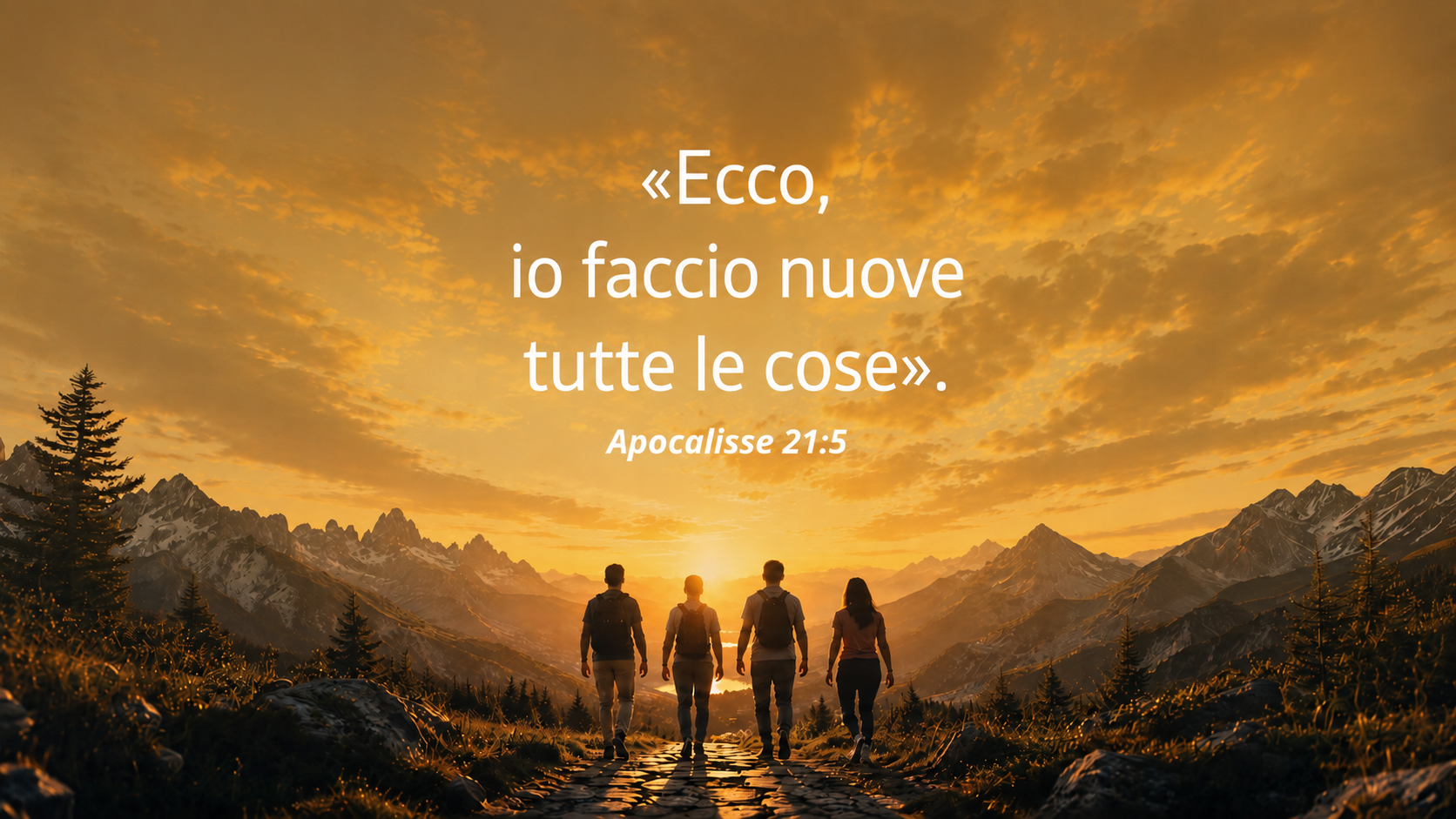 Ecco, io faccio nuove tutte le cose. Apocalisse 21:5